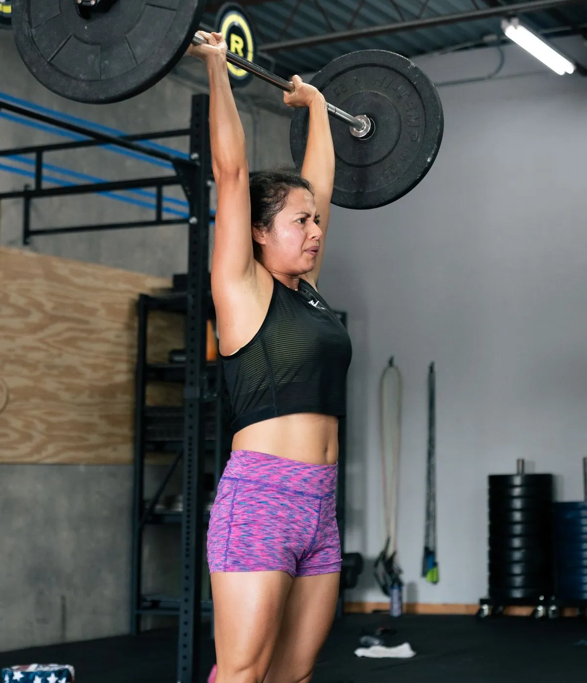 Athlete training at FitHub REP, a CrossFit and HYROX gym in Austin, TX